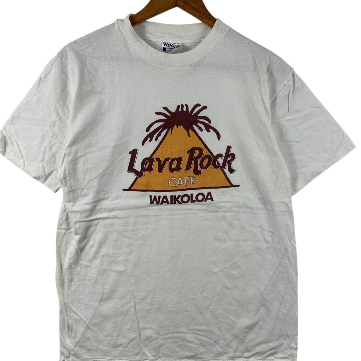 Vintage Vintage 90’ LAVA ROCK CAFE Waikoloa Hawaii Beach Tee Shirt Size US L / EU 52-54 / 3 - 3 Thumbnail