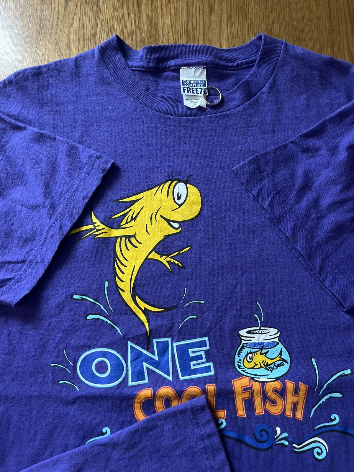 Disney Vintage Dr. Seuss One Cool Fish 90’s T-Shirt Size US L / EU 52-54 / 3 - 8 Thumbnail
