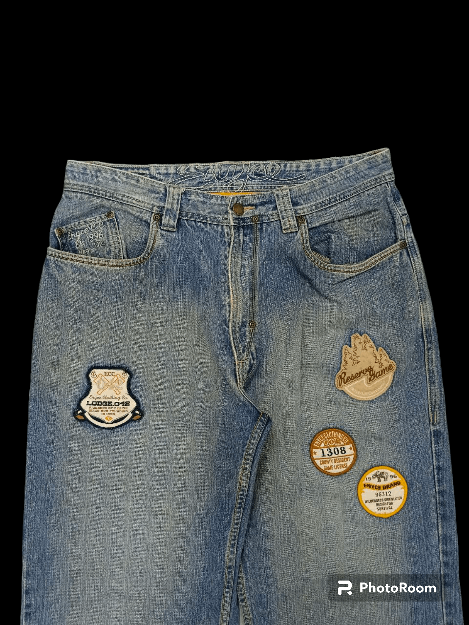 Vintage BAGGY SICK FADE ENYCE DENIM PANTS Size US 34 / EU 50 - 3 Thumbnail