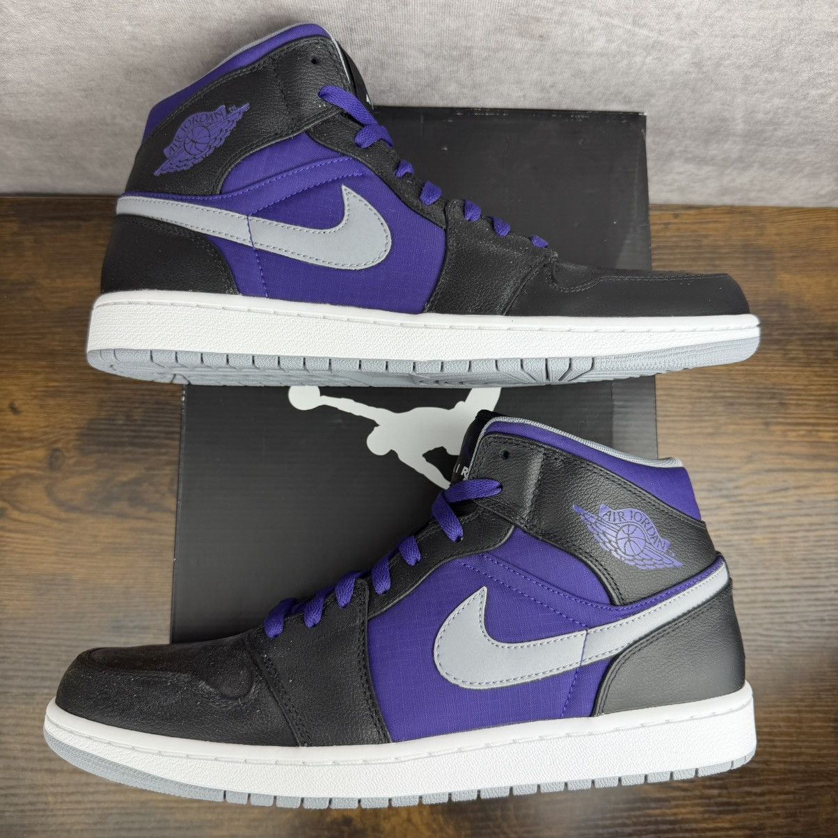 Jordan Brand NEW Air Jordan 1 Retro Phat Court Purple 364770-018 Men’s OG Size US 12.5 / EU 45-46 - 3 Thumbnail