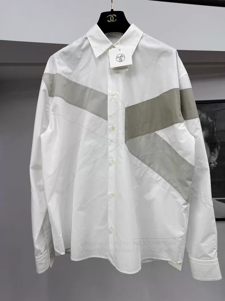 Hermes Hermes size 38 Color Blocked Shirt Size US XS / EU 42 / 0 - 1 Thumbnail