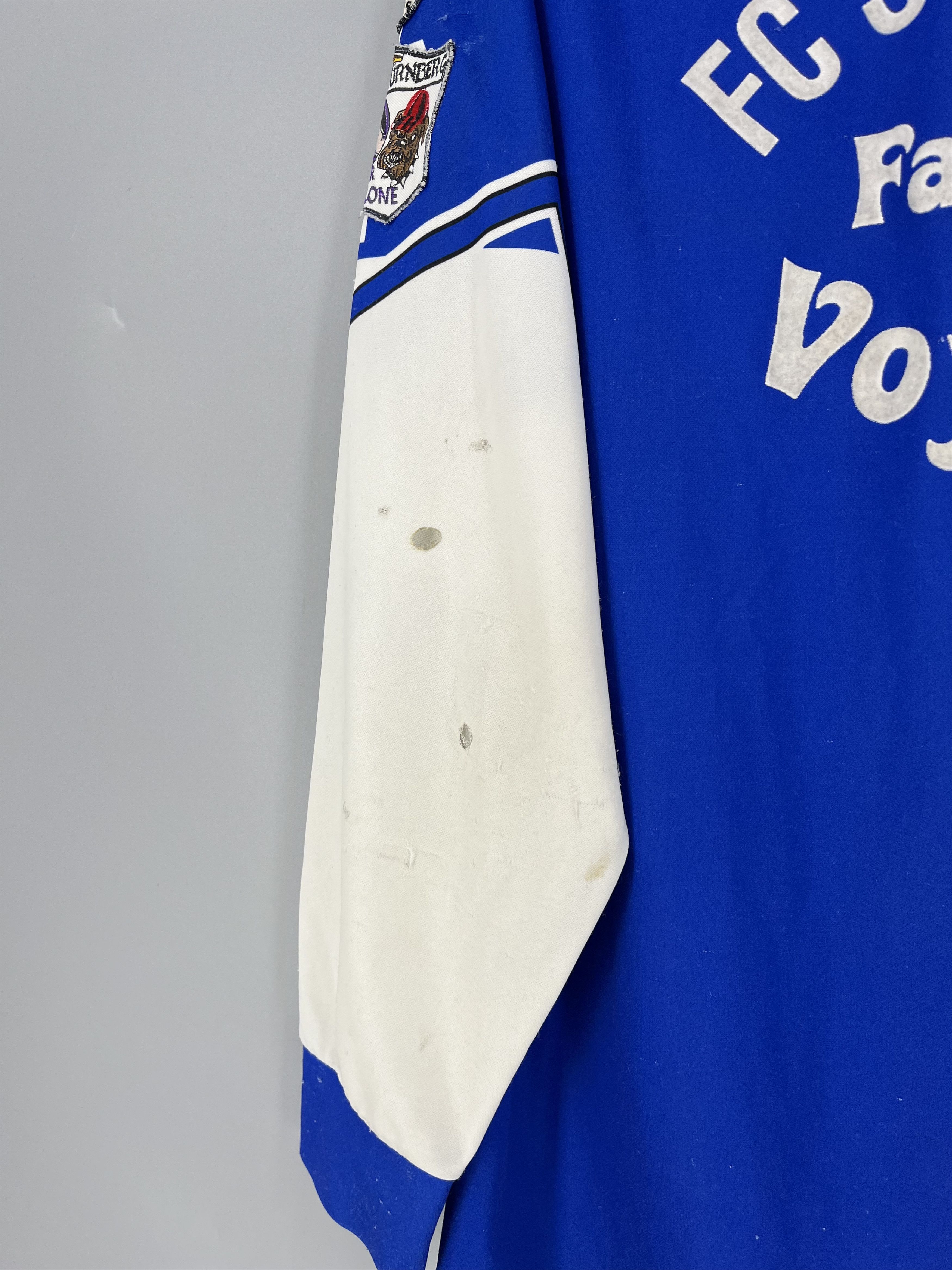 Vintage 90s Schalke 04 Masita XL Long Sleeve Fan Shirt Patched Size US XL / EU 56 / 4 - 18 Thumbnail