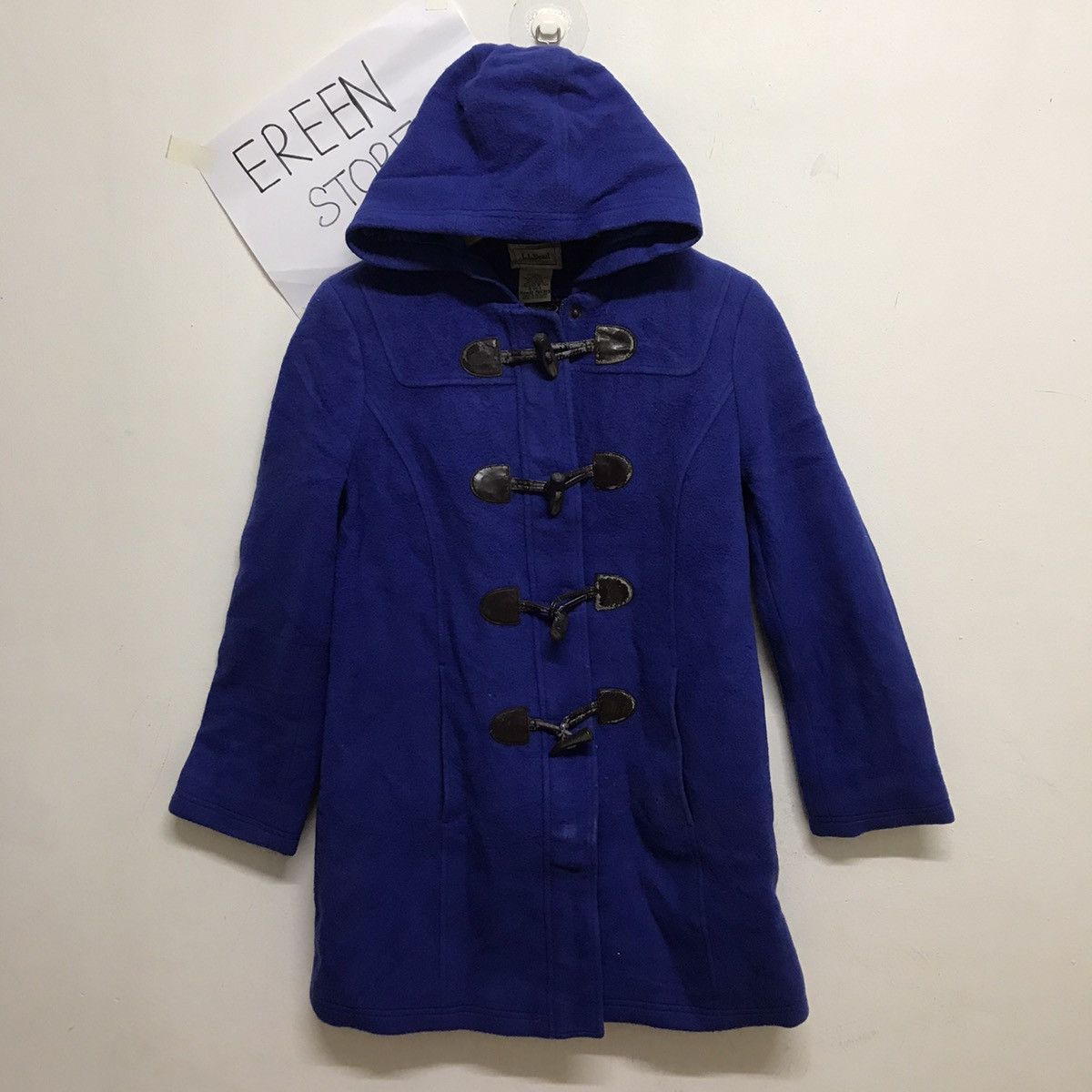 L.L. Bean × Vintage Vintage L.L Bean Duffle Wool Coat Jacket Size US S / EU 44-46 / 1 - 1 Thumbnail