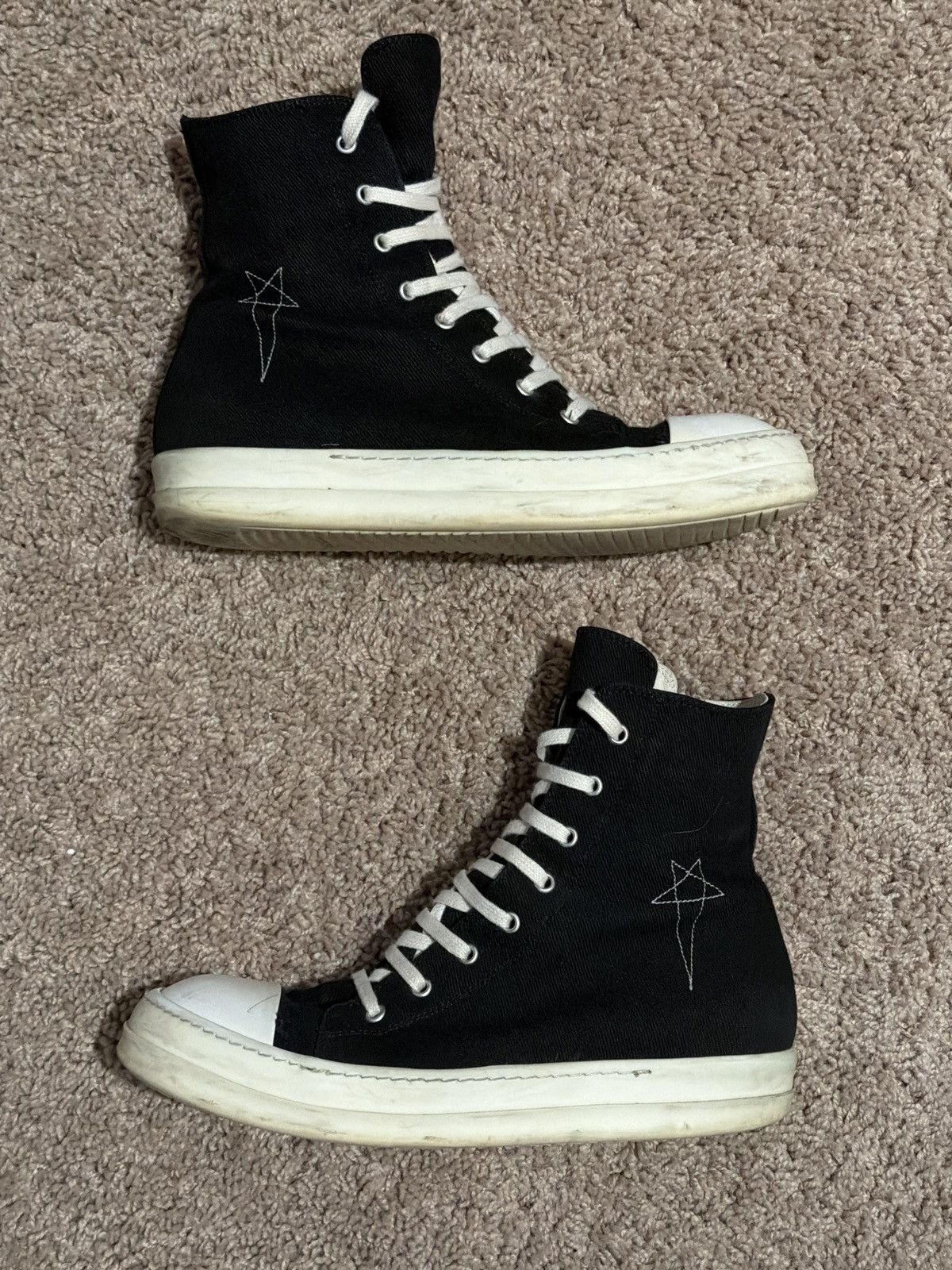 Rick Owens Rick Owens DRKSHDW Pentagram Ramones Size US 9.5 / EU 42-43 - 2 Thumbnail