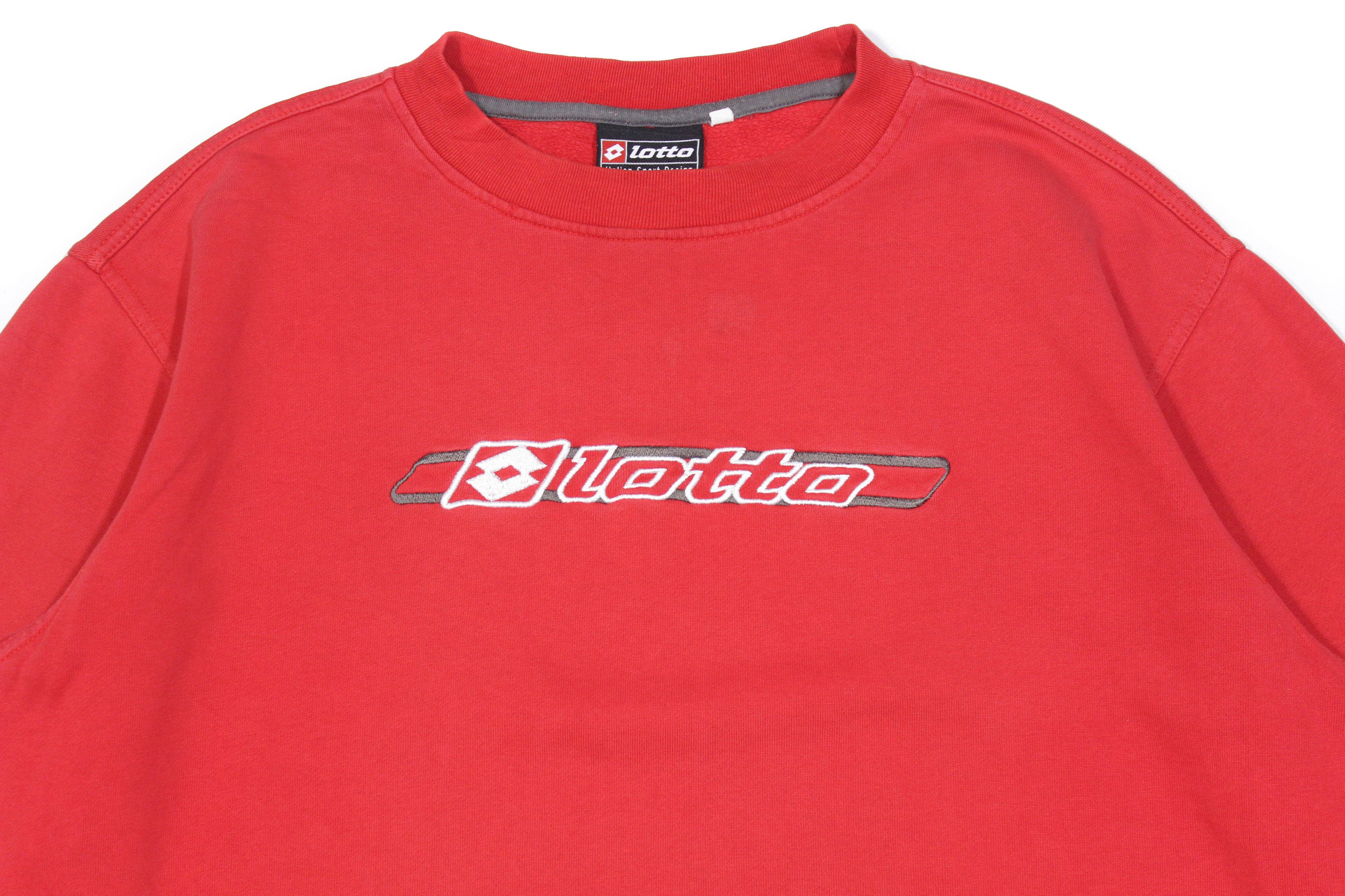 Lotto Sport 90S Big Logo Embroidered Baggy Sweatshirt Size US M / EU 48-50 / 2 - 3 Thumbnail