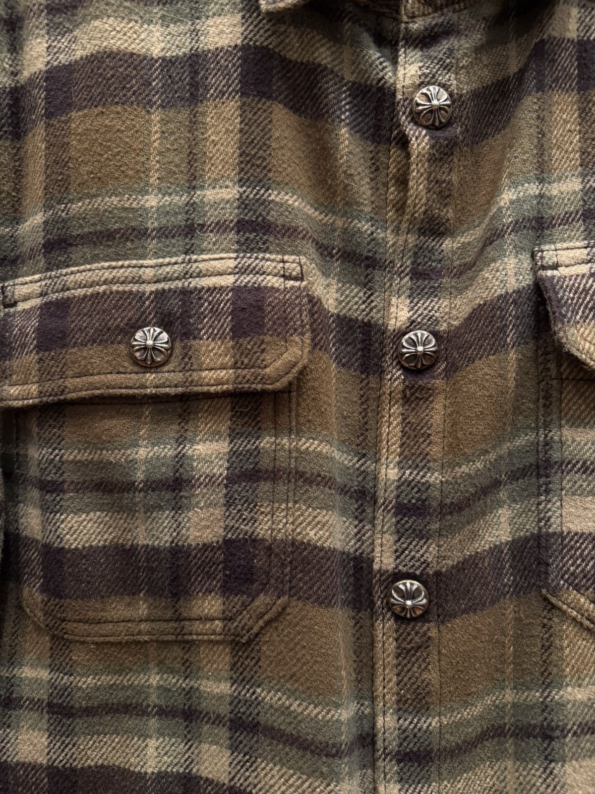 Chrome Hearts Chrome Hearts flannel Button up shirt Size US L / EU 52-54 / 3 - 5 Thumbnail