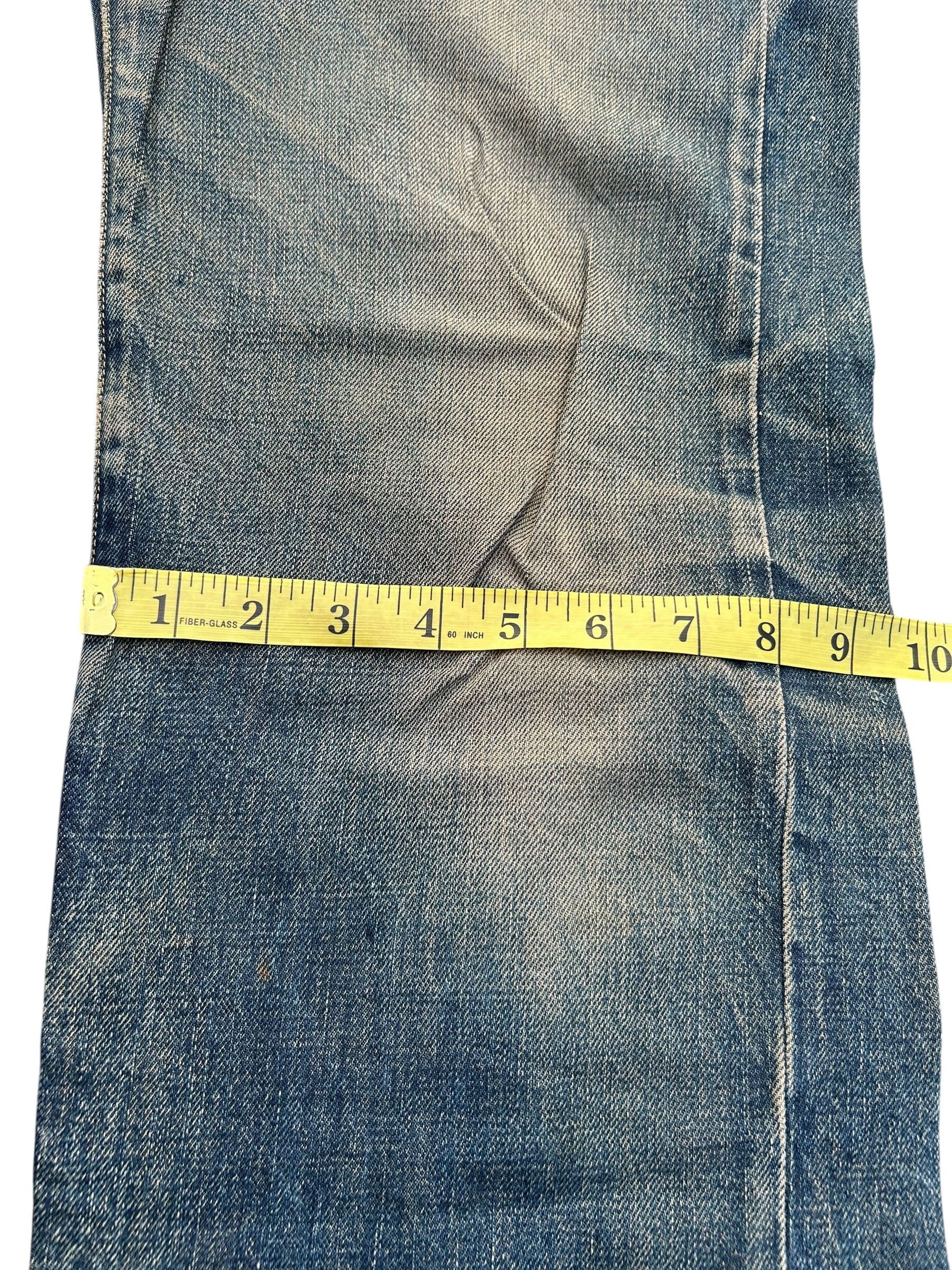 Avirex × Kapital × Vintage Vintage Avirex Selvedge Button 13star Distressed Denim Jeans Size US 31 - 21 Thumbnail