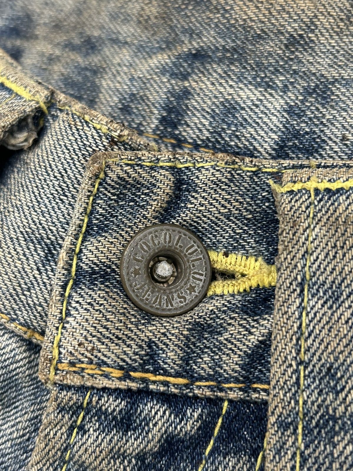 GOSTAR DE FUGA Co and Lu Japan Unisex Dirty Mud Washed Distressed Worn Size US 28 / EU 44 - 12 Thumbnail