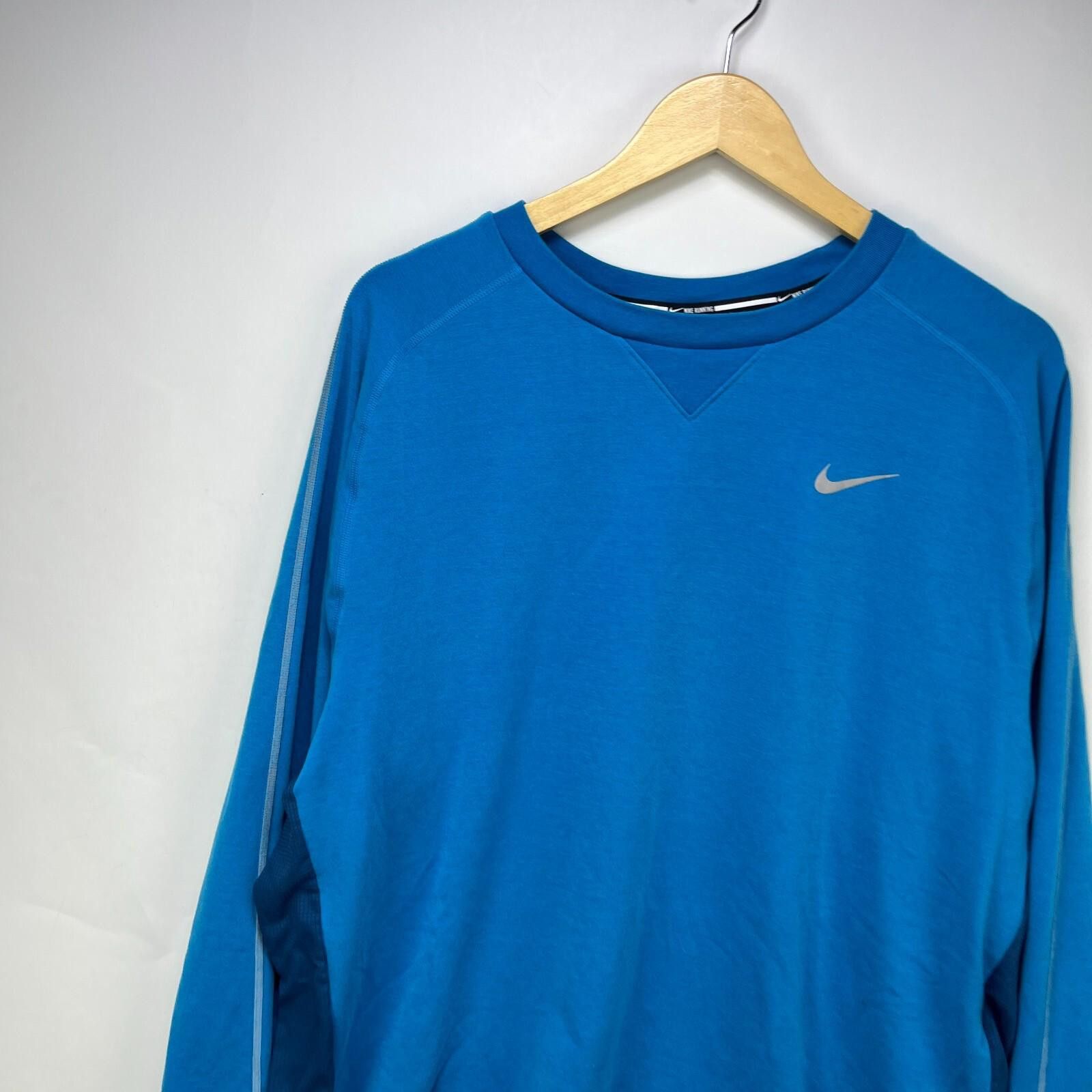 Nike Nike Dri FIT Running Long Sleeve Shirt Swoosh 2XL Size US XXL / EU 58 / 5 - 2 Thumbnail