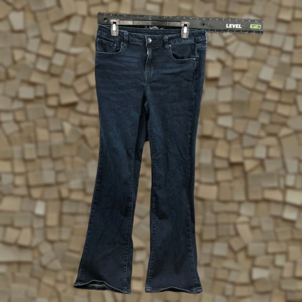 Buffalo David Bitton Buffalo David Bitton Jeans Bootcut Womens Dark Wash Blue Size 31 Mid Rise 31 Inseam 5-Pocket Denim Baggy? (avoid new words) Size 24" / US 00 / IT 34 - 1 Thumbnail