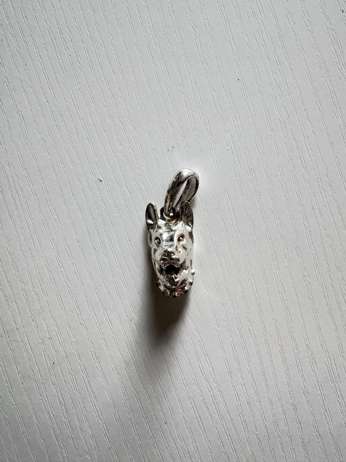 Hard Jewelry Hell Hound Pendant in Silver, Men's