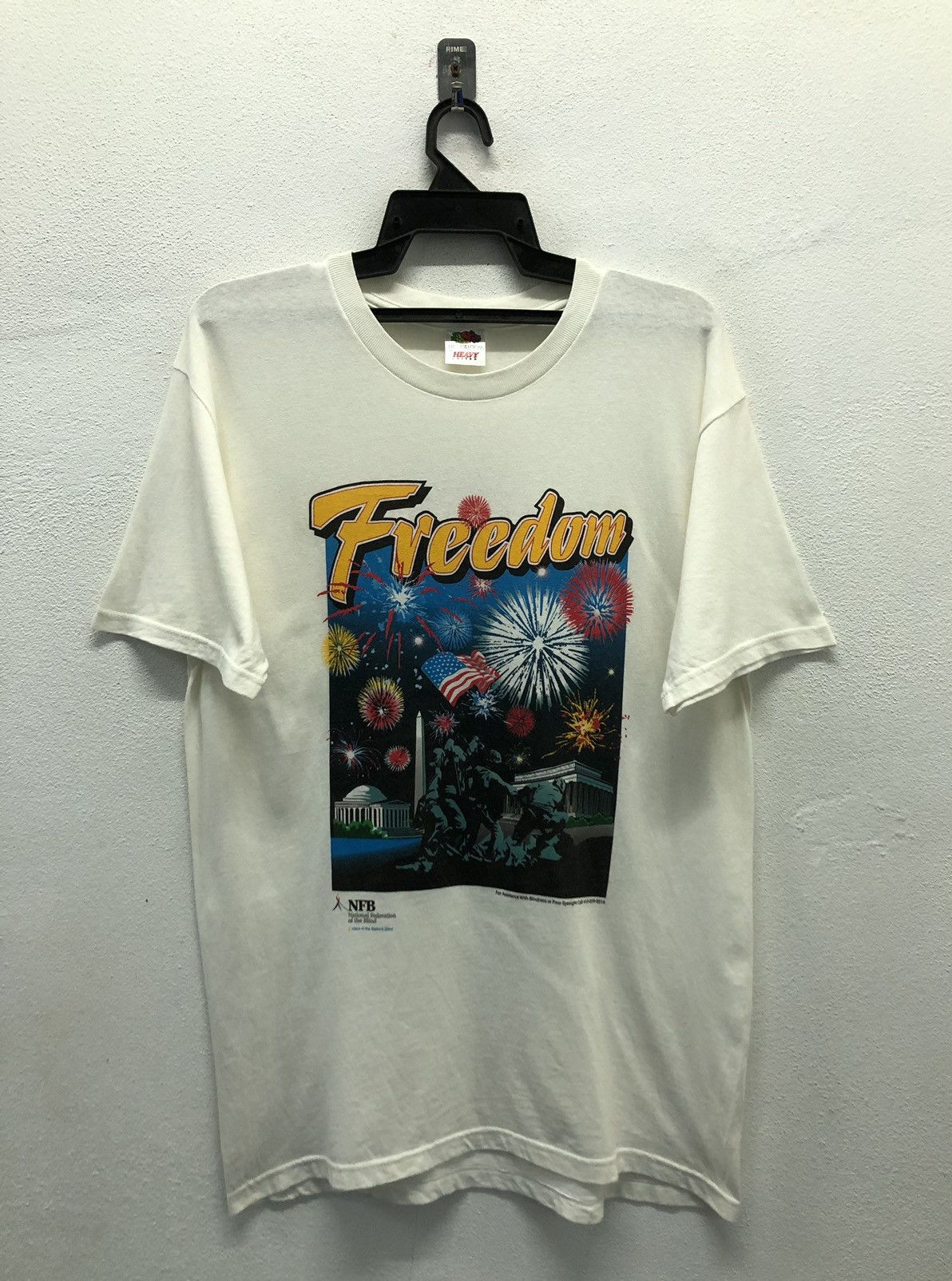 Vintage Vintage Freedom NFB National Federation Of The Blind T-Shirt Size US M / EU 48-50 / 2 - 1 Thumbnail