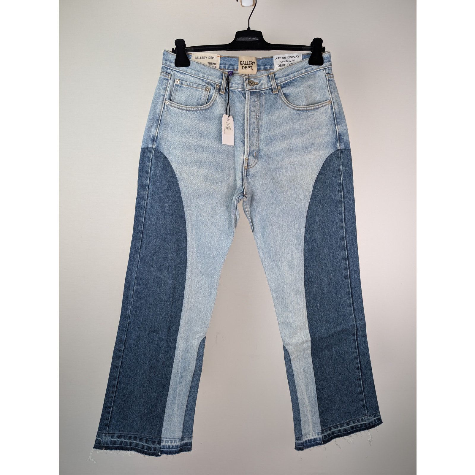 Gallery Dept. o1rshd1 Size: 34W x 32L / La Flare Denim Jeans Indigo Blue Size US 34 / EU 50 - 2 Thumbnail