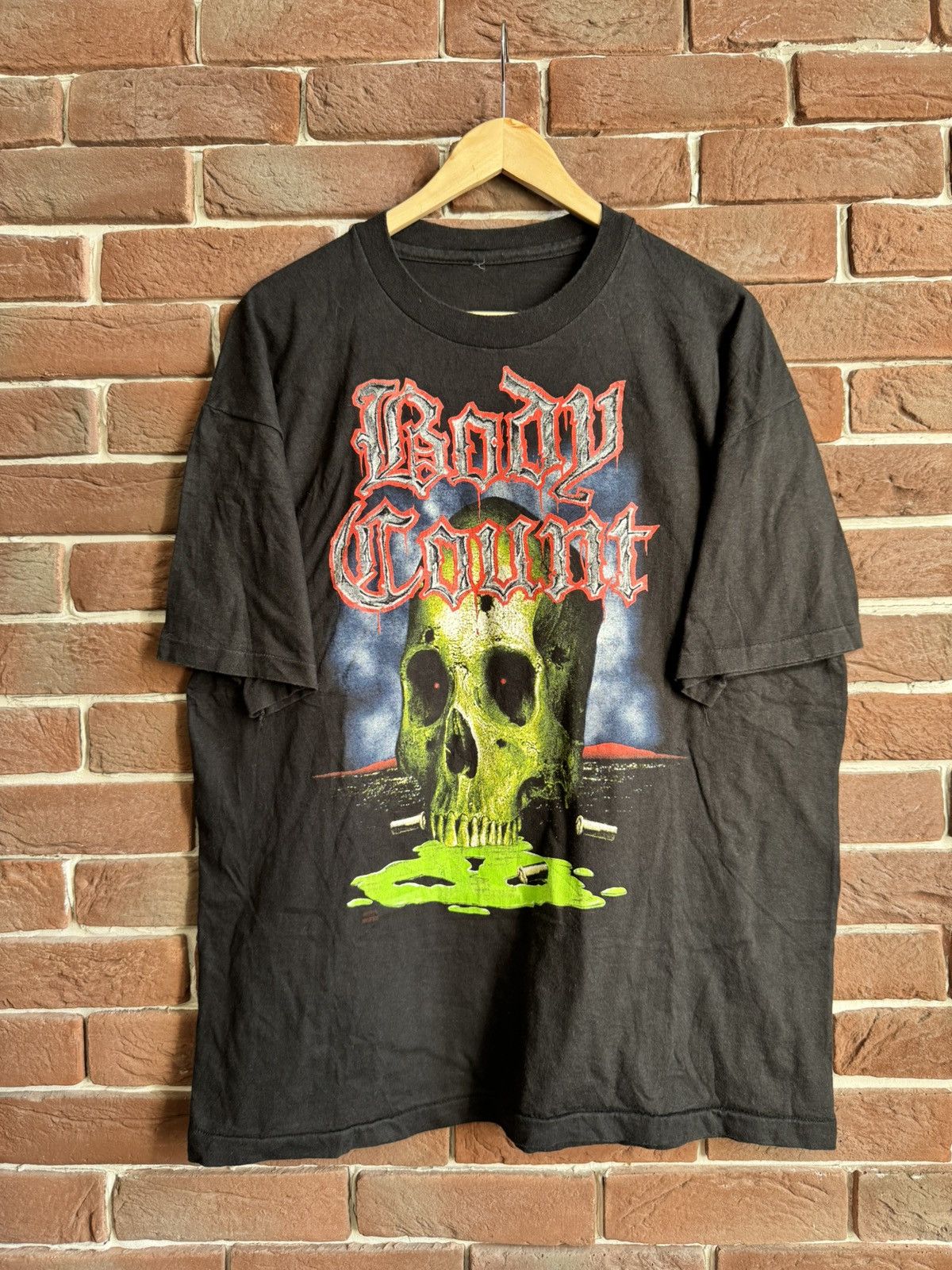 Band Tees Rare Vintage 90s Body Count debut album Brain Damage t shirt Size US XL / EU 56 / 4 - 1 Thumbnail