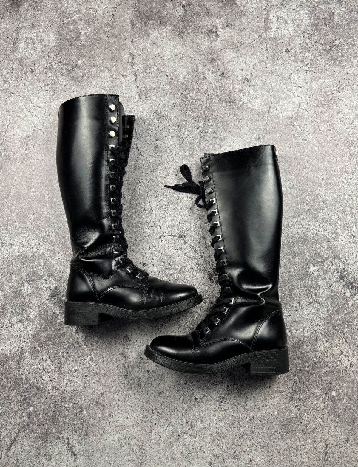 Japanese Brand Vintage AS 98 Zip Ankle Owens Style Leather Distressed Boots Size US 7 / IT 37 - 1 Thumbnail