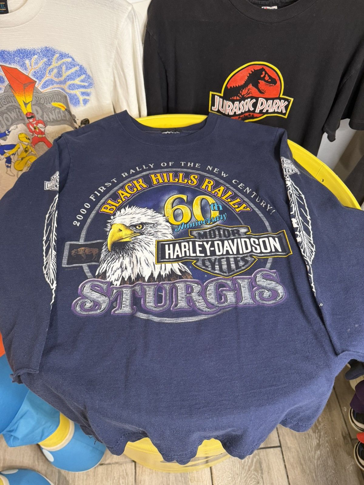 Harley Davidson 2000s Harley Davidson navy blue long sleeve Size US S / EU 44-46 / 1 - 4 Thumbnail