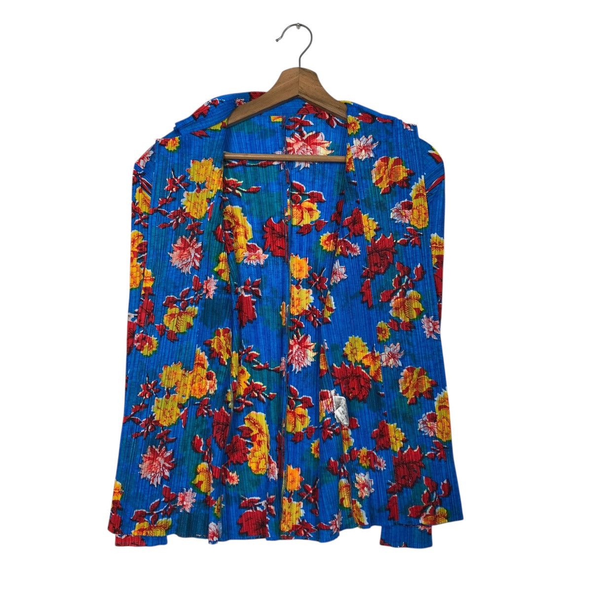 Issey Miyake 🔥VINTAGE PLEATS PLEASE ISSEY MIYAKE BUTTON UPS FLORAL DESIGN Size M / US 6-8 / IT 42-44 - 14 Thumbnail