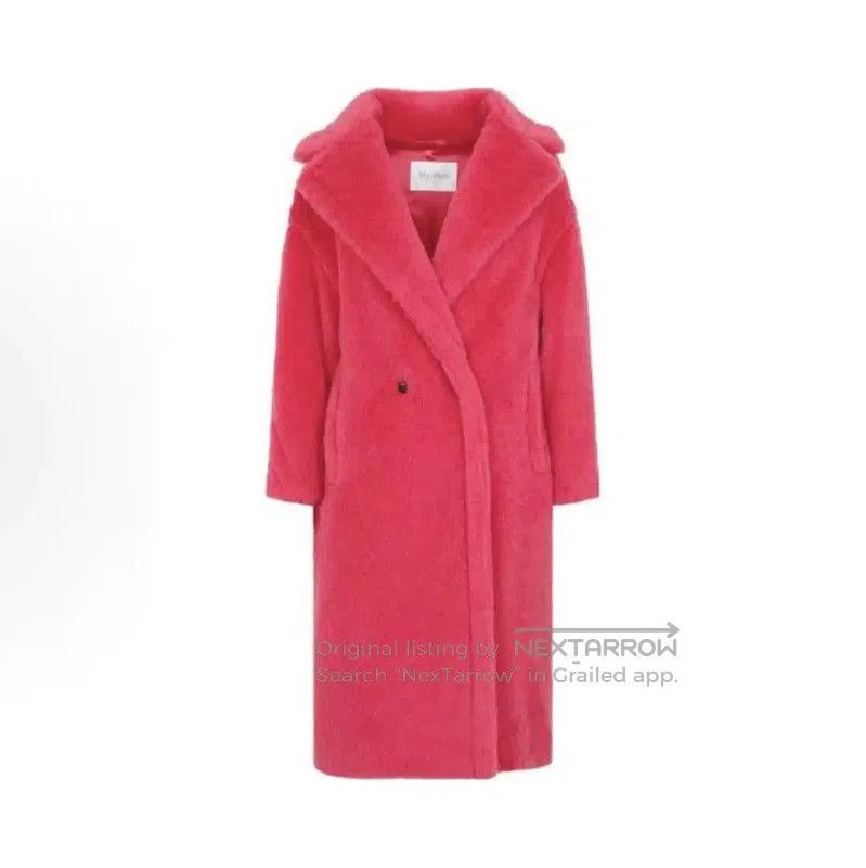 Max Mara MaxMara Pink Wool Women's Coat . Size S / US 4 / IT 40 - 1 Thumbnail