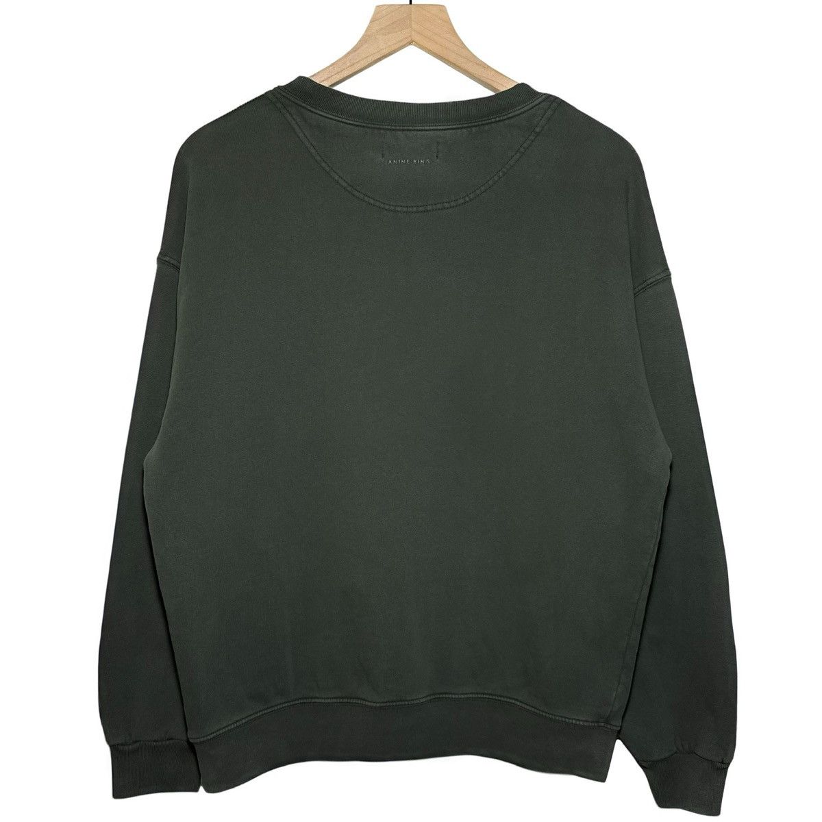 Anine Bing Tiger Sweatshirt in Forest Green
