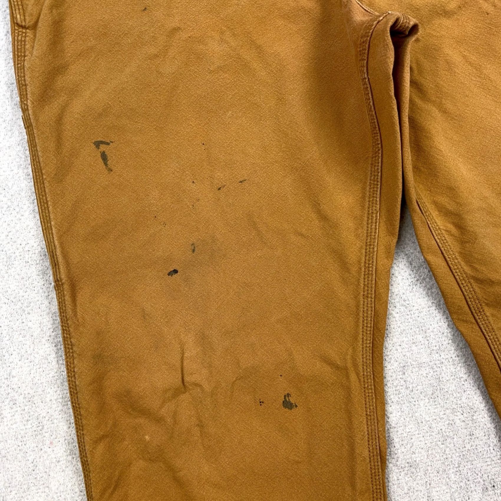Carhartt Carhartt Pants Men 42x30 Carpenter Duck Canvas Relaxed Faded Distressed Baggy B2 Size US 42 / EU 58 - 6 Thumbnail