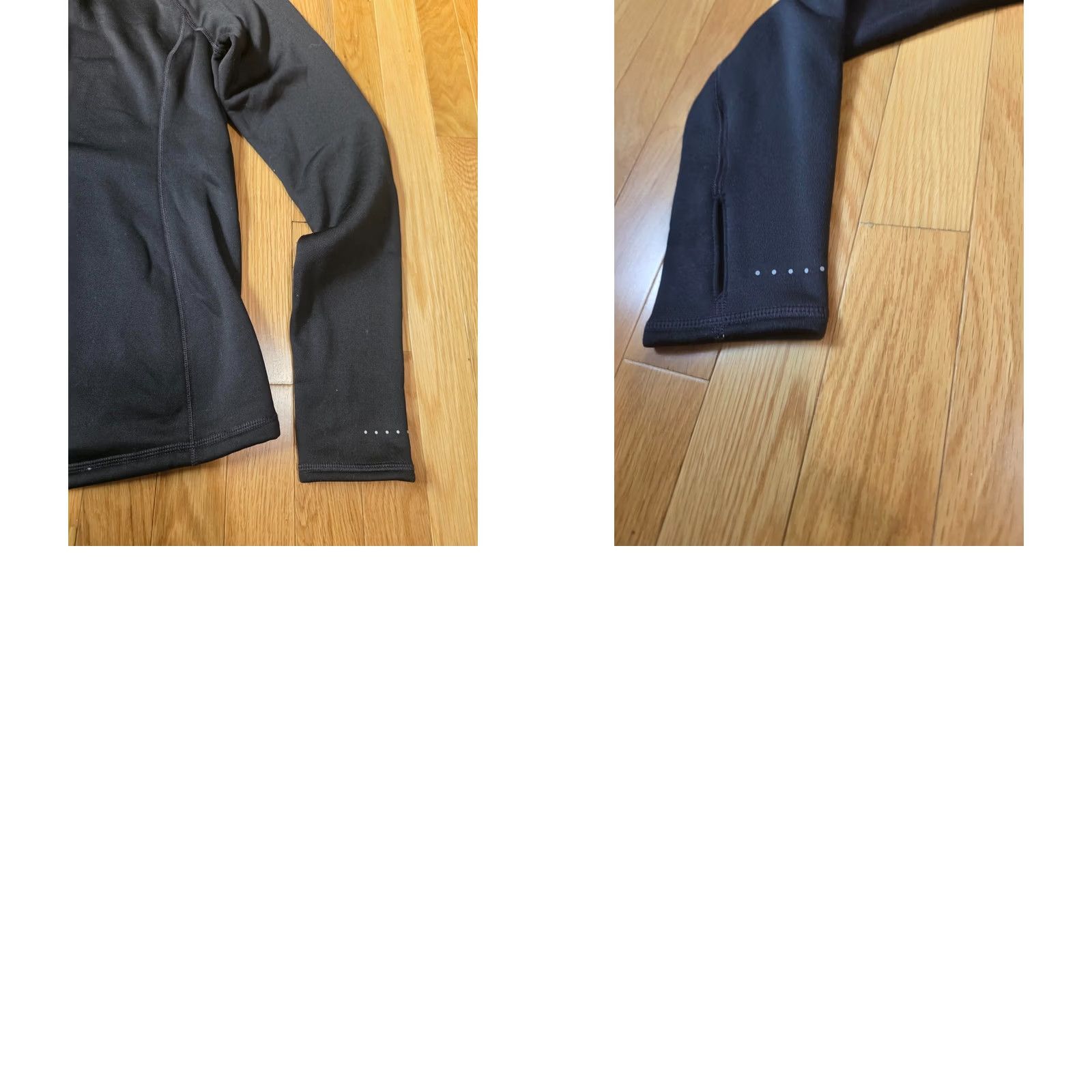 Old Navy Old Navy Active Go-Dry 1/4 Zip Athletic Jacket Women's M Black Polyester Pockets Thumbholes Running & Jogging Athleisure Jacket Size M / US 6-8 / IT 42-44 - 9 Thumbnail