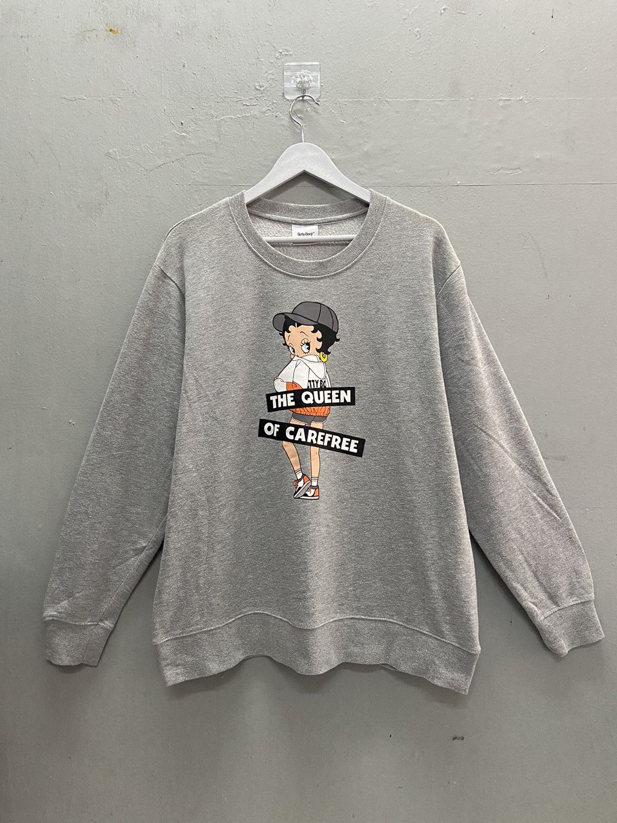 Cartoon Network BETTY BOOP THE QUEEN OF CAREFREE SWEATSHIRT Size L / US 10 / IT 46 - 1 Thumbnail