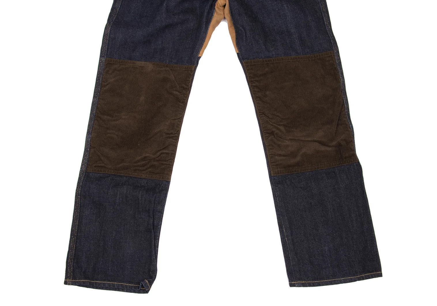 Junya Watanabe Corduroy Knee Patch Denim in Indigo Brown, Size S Size US 38 / EU 54 - 7 Thumbnail