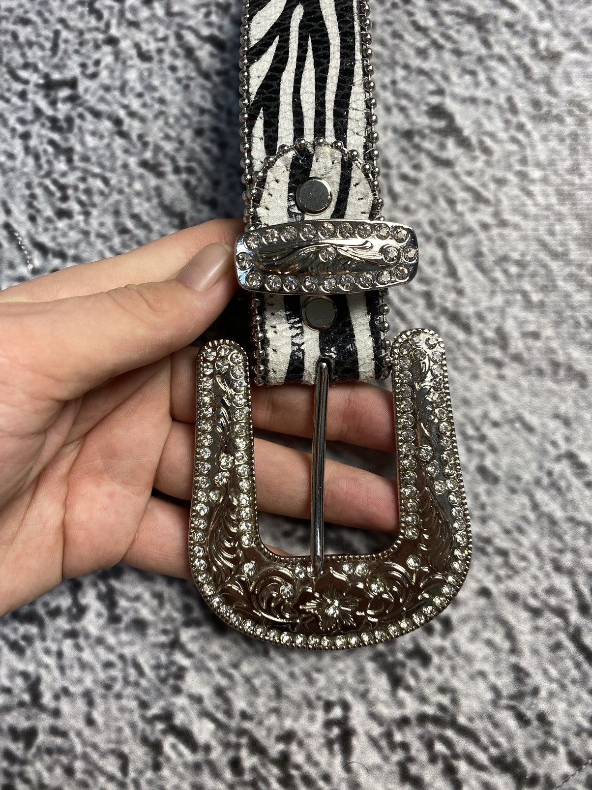 Japanese Brand × Vintage Vintage avant garde Y2K belt Size 32 - 2 Thumbnail