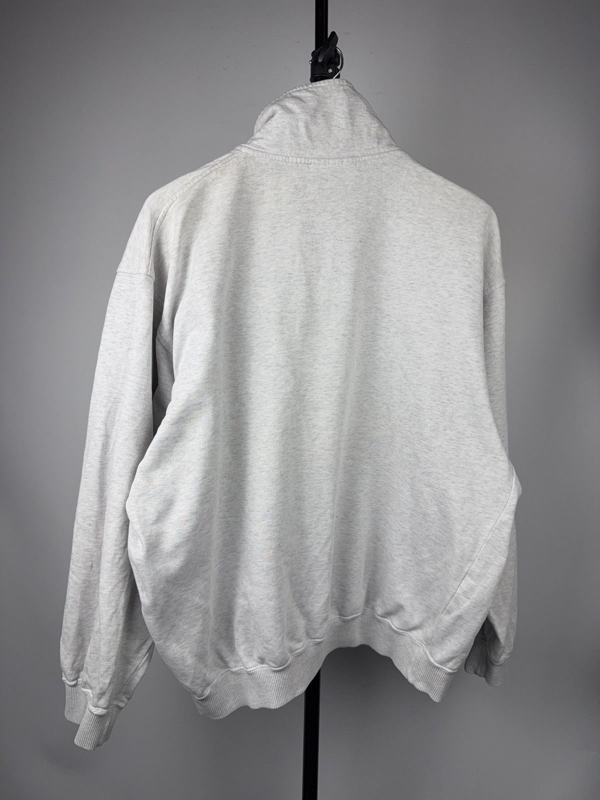 Lacoste 80s Chemise Lacoste Half Zip Sweatshirt Grey Made in France Size US M / EU 48-50 / 2 - 16 Thumbnail