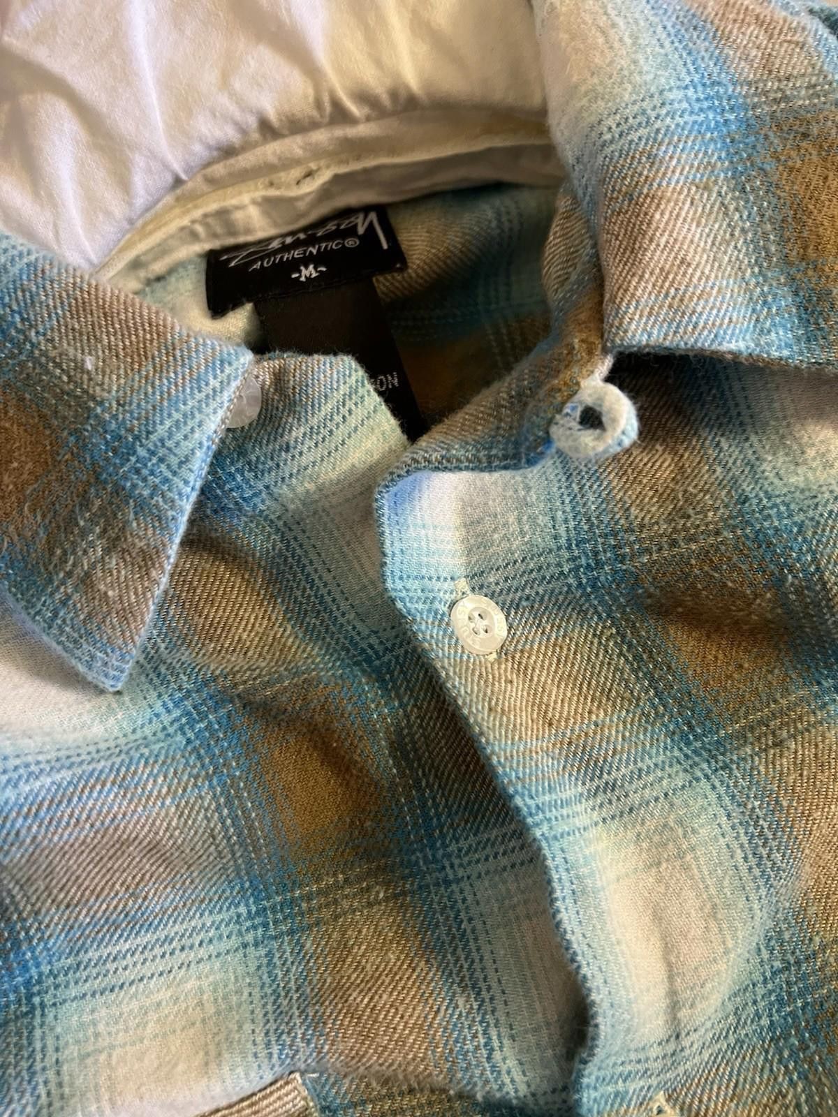 Stussy Vintage Stussy Button Down Plaid Flannel Shirt Medium Size US L / EU 52-54 / 3 - 9 Thumbnail