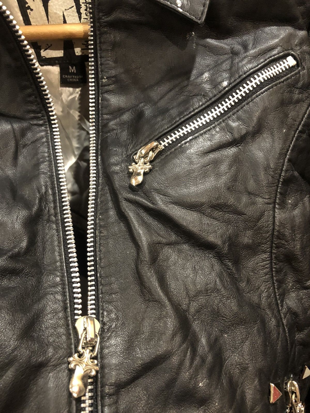 Wilsons Leather Led Zepellin Leather jacket Size S / US 4 / IT 40 - 9 Thumbnail