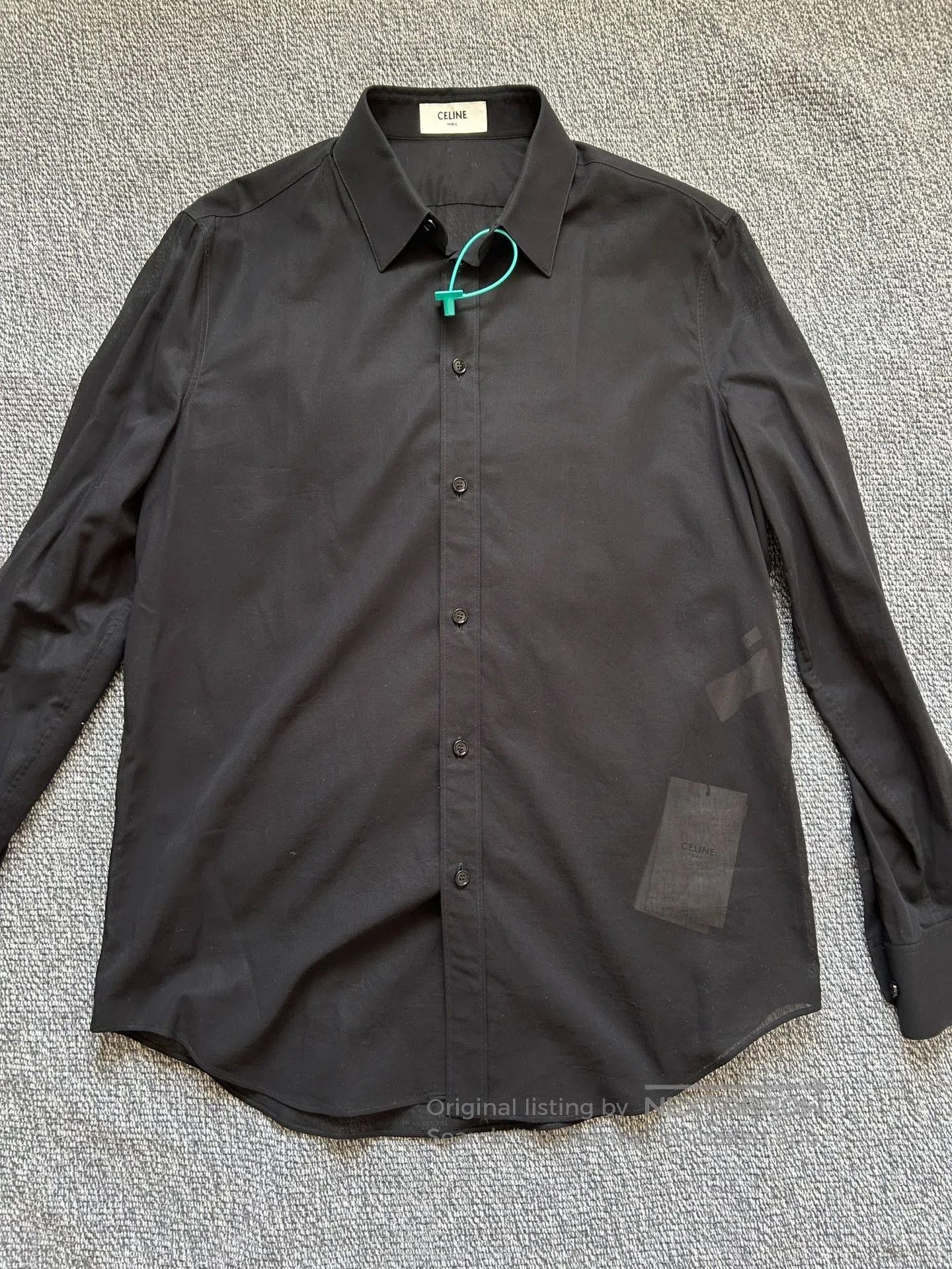 Hedi Slimane Celine by Hedi Slimane Black Shirt. Size US XXS / EU 40 - 3 Thumbnail