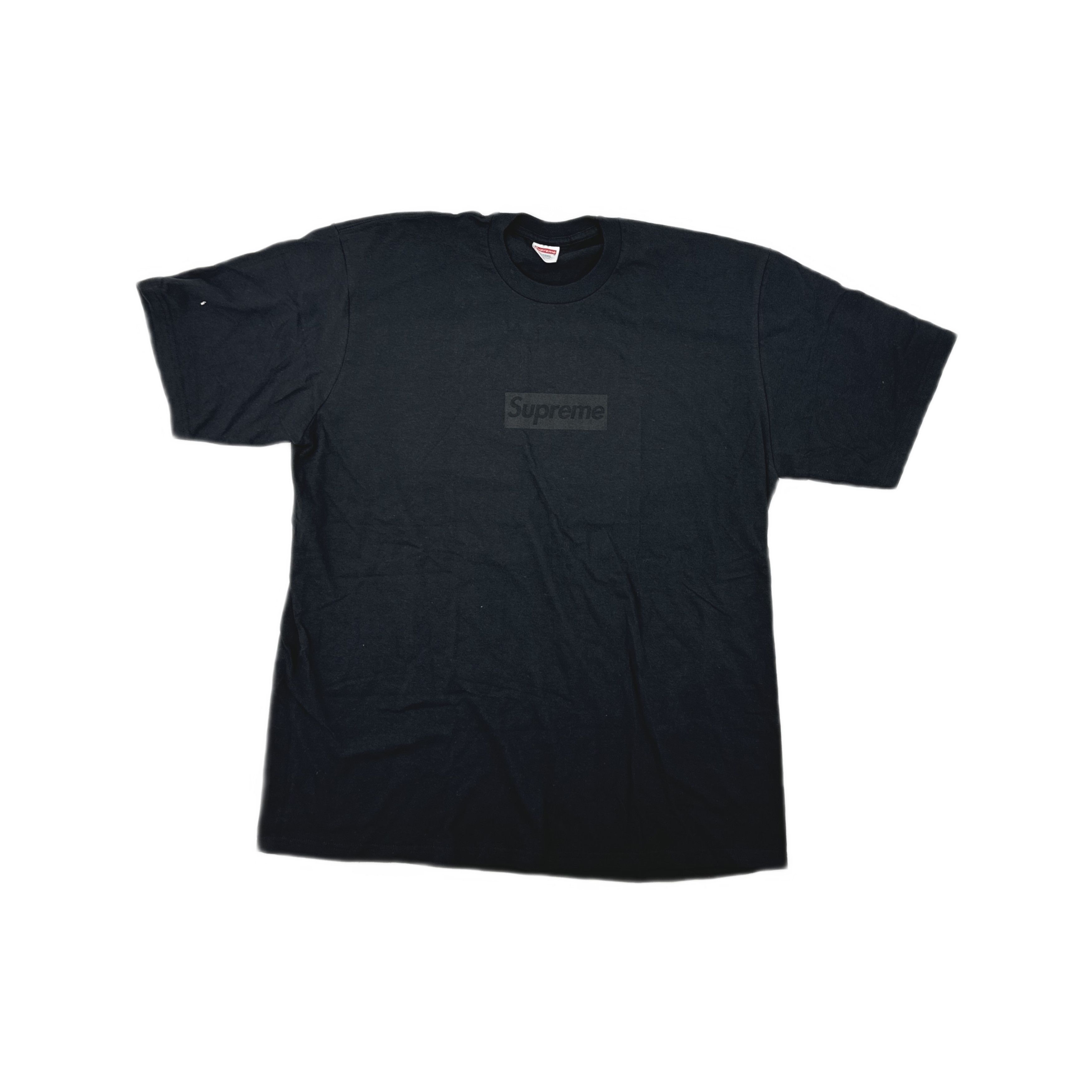 Supreme 2004 Supreme Purple on Black Box Logo Tee Shirt | Grailed