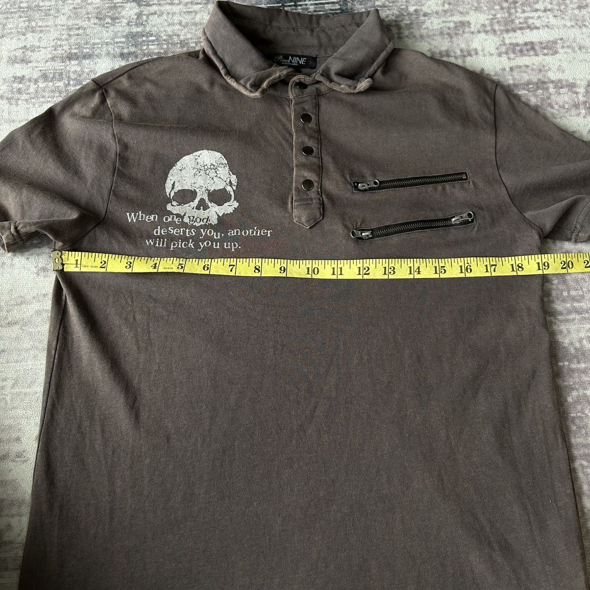 If Six Was Nine Punk Skull Zipper Collar Size US L / EU 52-54 / 3 - 7 Thumbnail