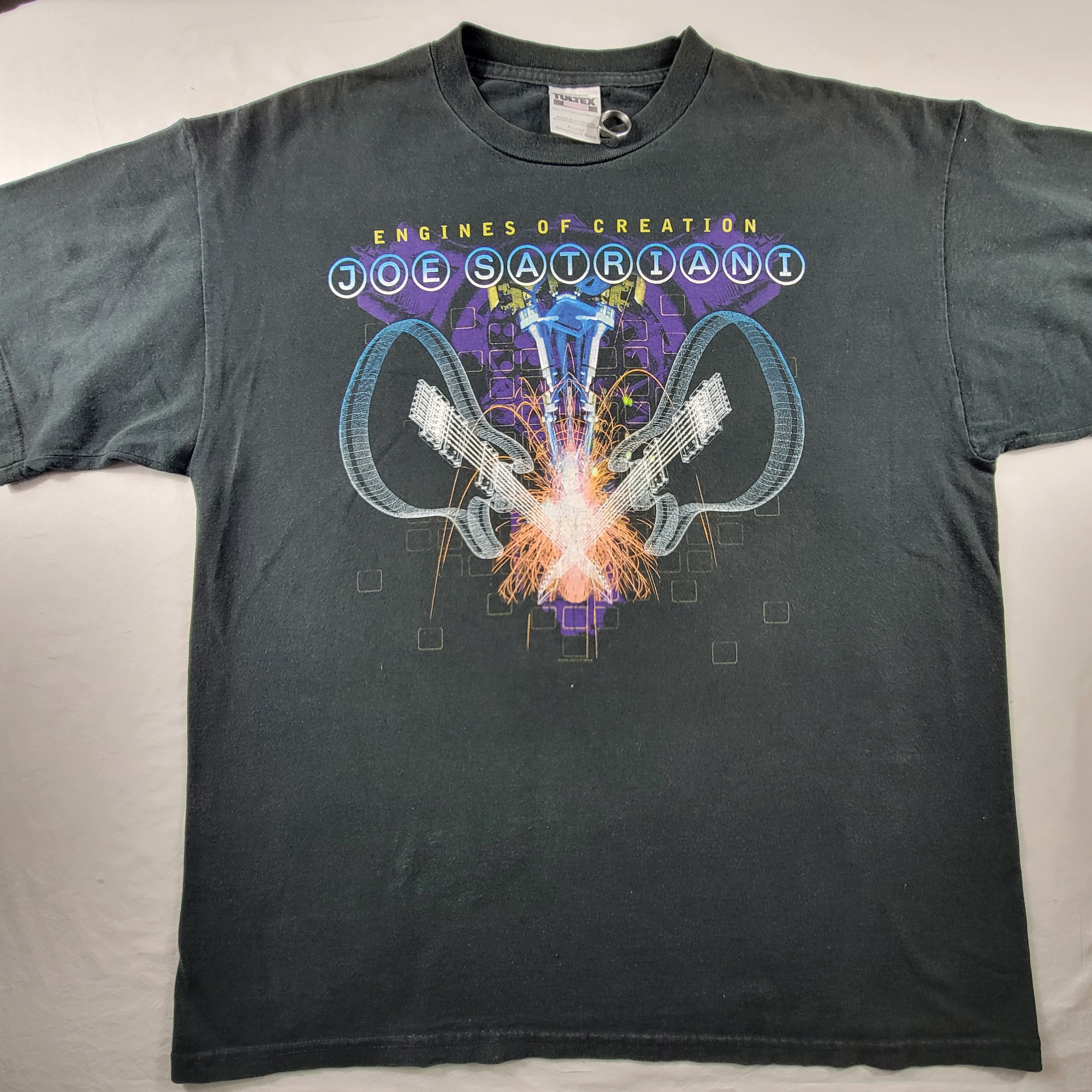 Tultex vintage y2k band tee Joe Satriani Engines of Creation 🎸 Size US XL / EU 56 / 4 - 3 Thumbnail