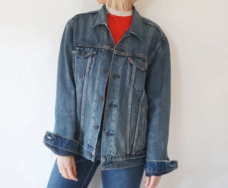 Hudsons Bay Limited Edition Levis Hudsons Bay Reversible Denim Trucker Size US L / EU 52-54 / 3 - 11 Thumbnail