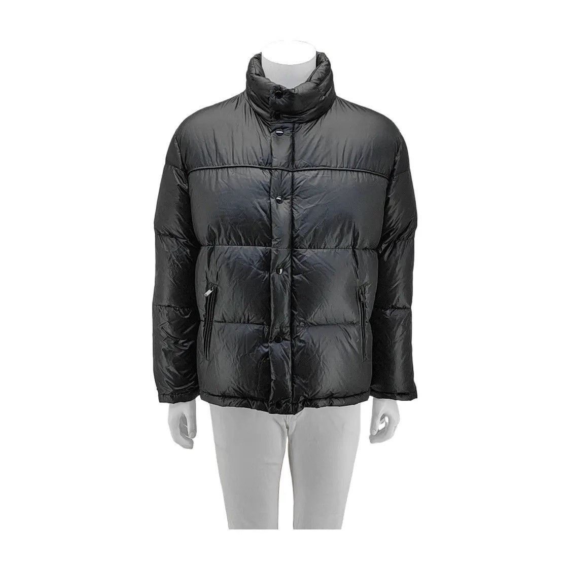 Yves Saint Laurent YSL Men's Black Short Down Jacket Size US L / EU 52-54 / 3 - 1 Thumbnail