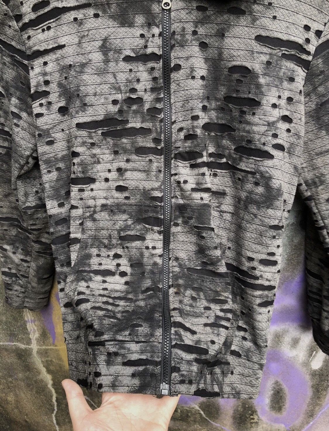 If Six Was Nine × Japanese Brand × Le Grande Bleu (L.G.B.) Japanese Brand - Distressed Hoodie Zipper Jacket Grunge Punk Size US L / EU 52-54 / 3 - 6 Thumbnail