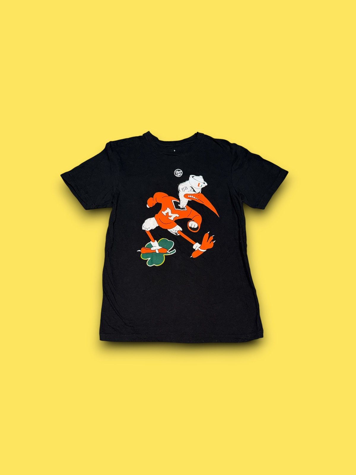 NCAA Miami Hurricanes NCAA throwback mascot Dyme Lyfe t-shirt Size US S / EU 44-46 / 1 - 1 Thumbnail