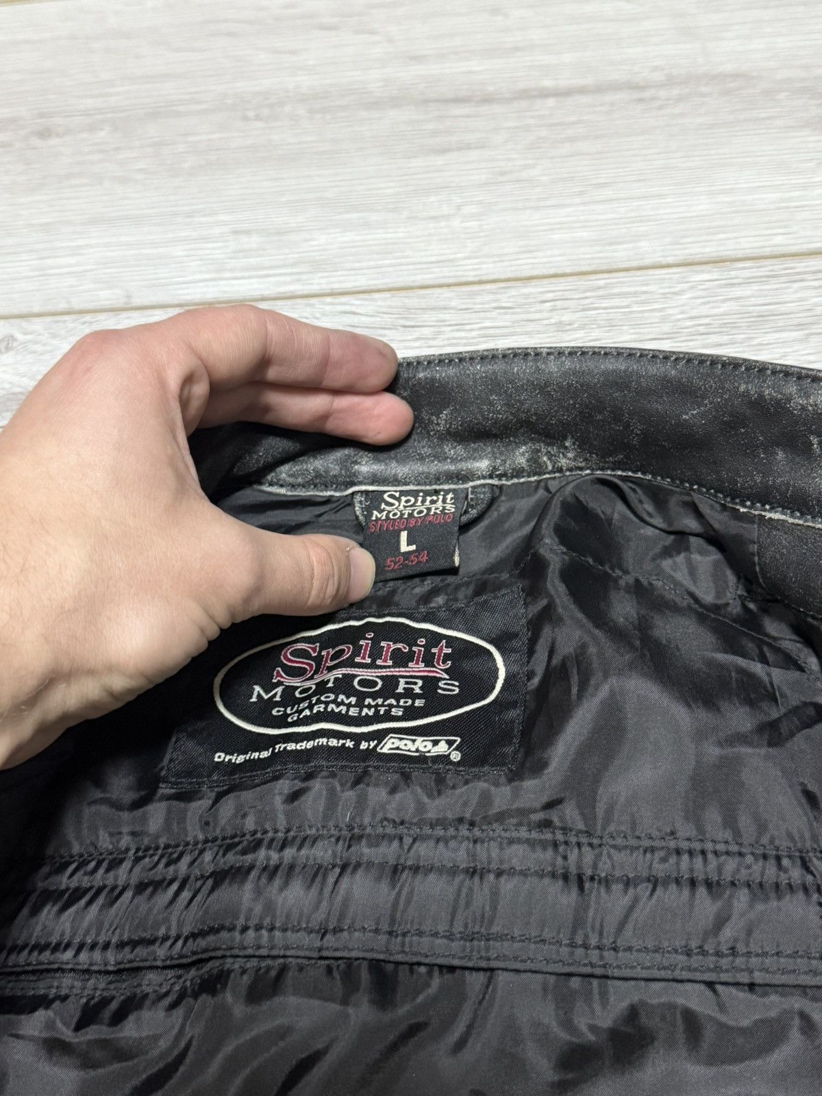 Vintage Polo x Spirit Motors🐉 dragon big logo leather jacket moto Size US L / EU 52-54 / 3 - 13 Thumbnail