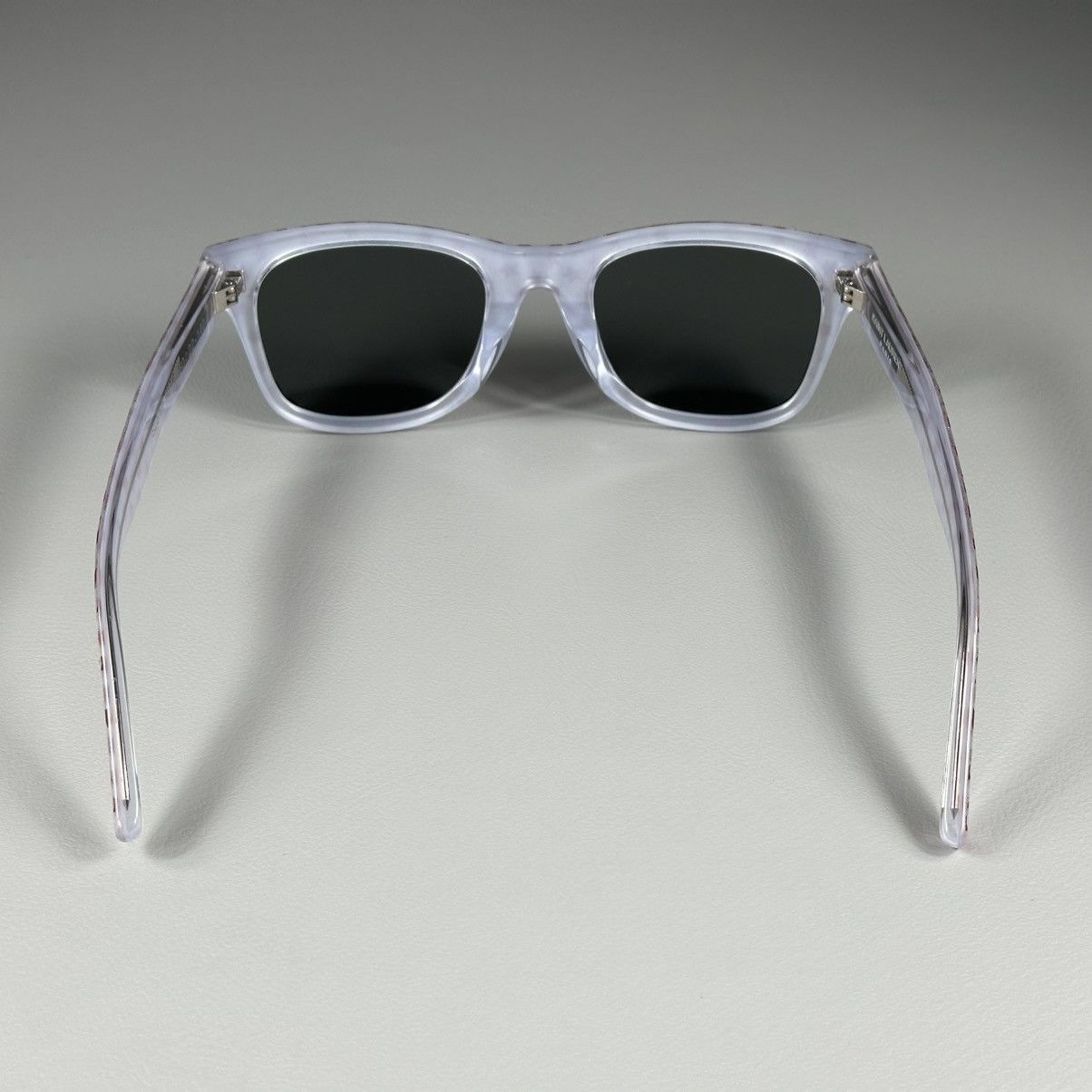 Saint Laurent Paris Saint Laurent SL51/F 015 Silver Red Glitter Stars Sunglasses Size ONE SIZE - 6 Thumbnail