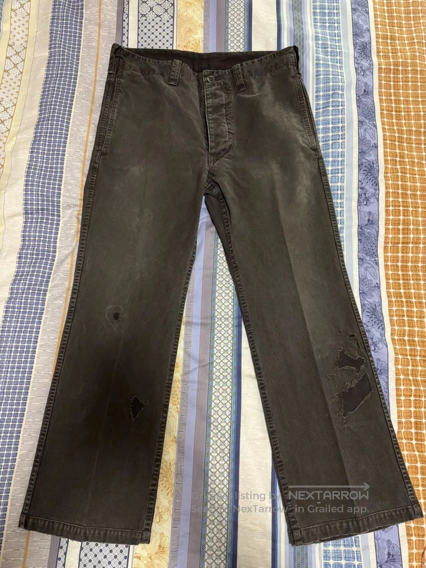 Visvim visvim gifford pants with distressed details. Size US 32 / EU 48 - 1 Thumbnail