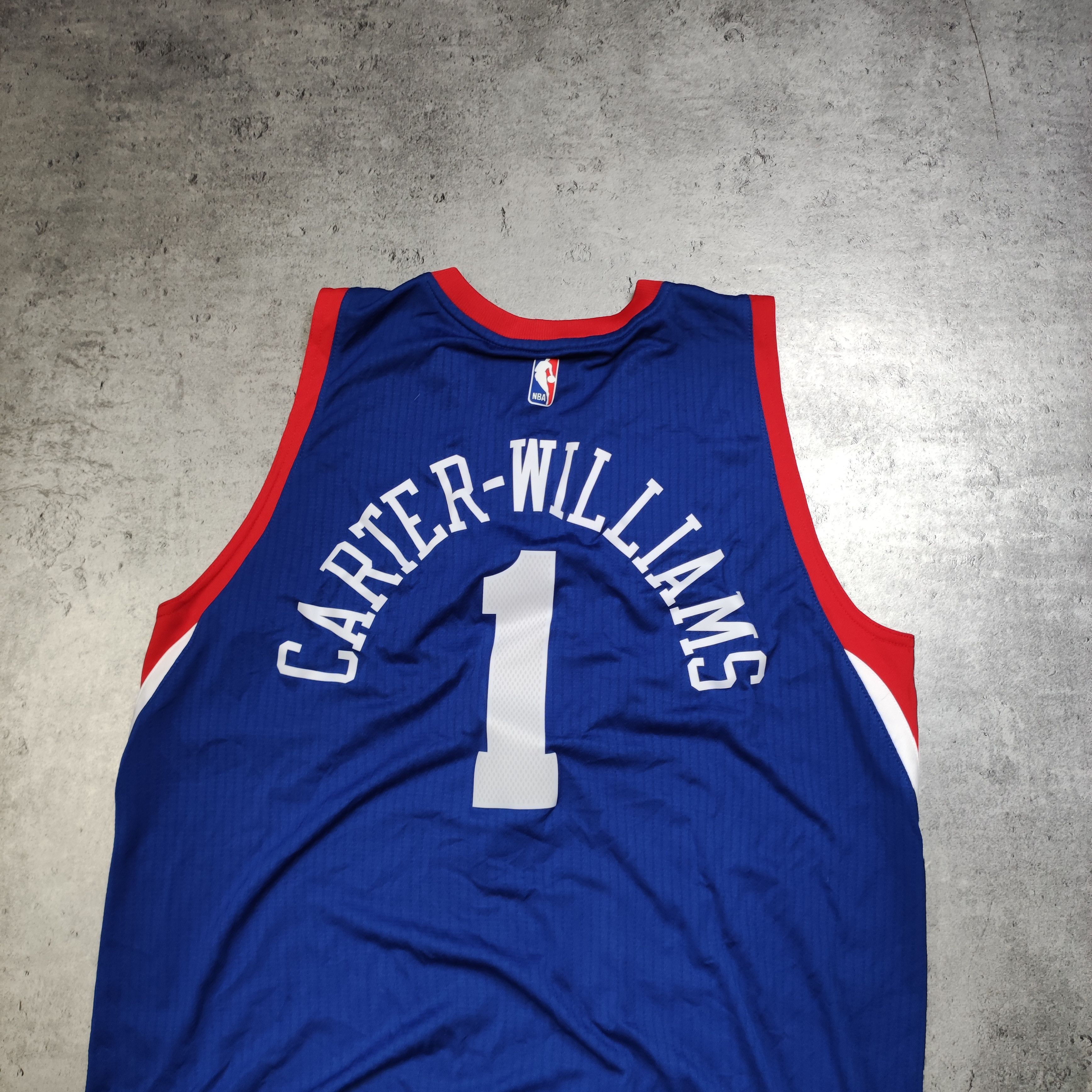 Adidas × NBA × Vintage RARE NBA Sixers Adidas Basketball #1Carter Williams Jersey Size US XL / EU 56 / 4 - 10 Thumbnail