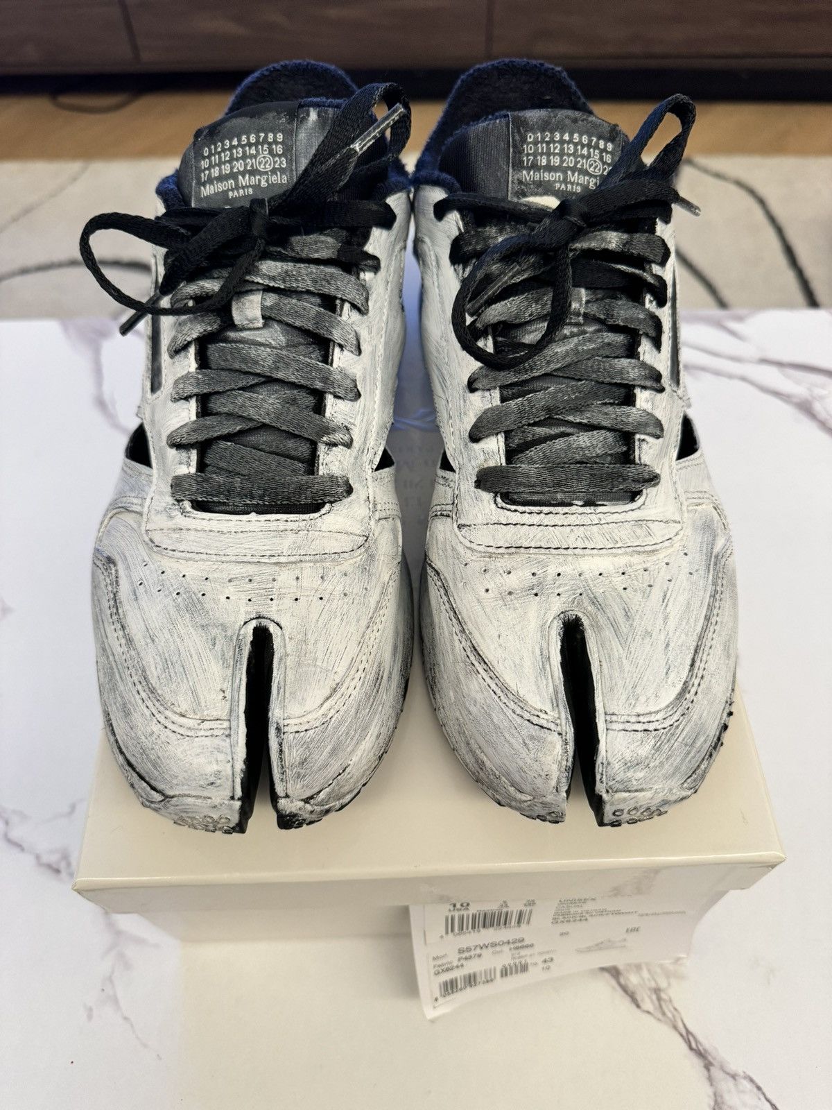 Reebok Classic Leather Tabi Maison Margiela Bianchetto Men's