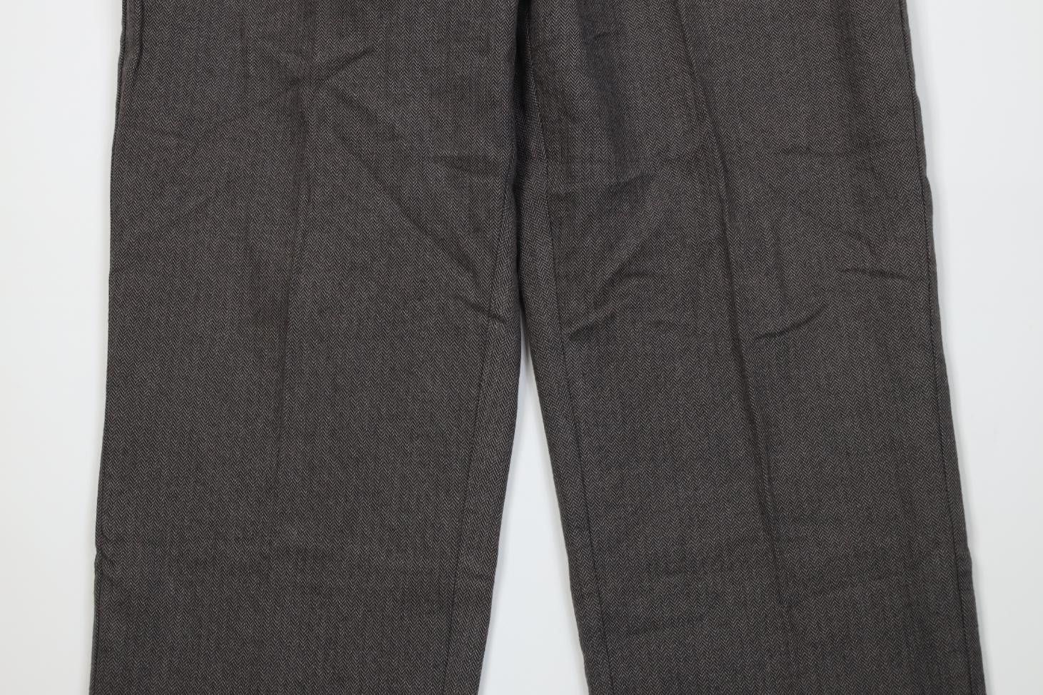 Polo Ralph Lauren Vintage 90s Ralph Lauren Herringbone Wide Leg Chino Pants Size US 32 / EU 48 - 3 Thumbnail