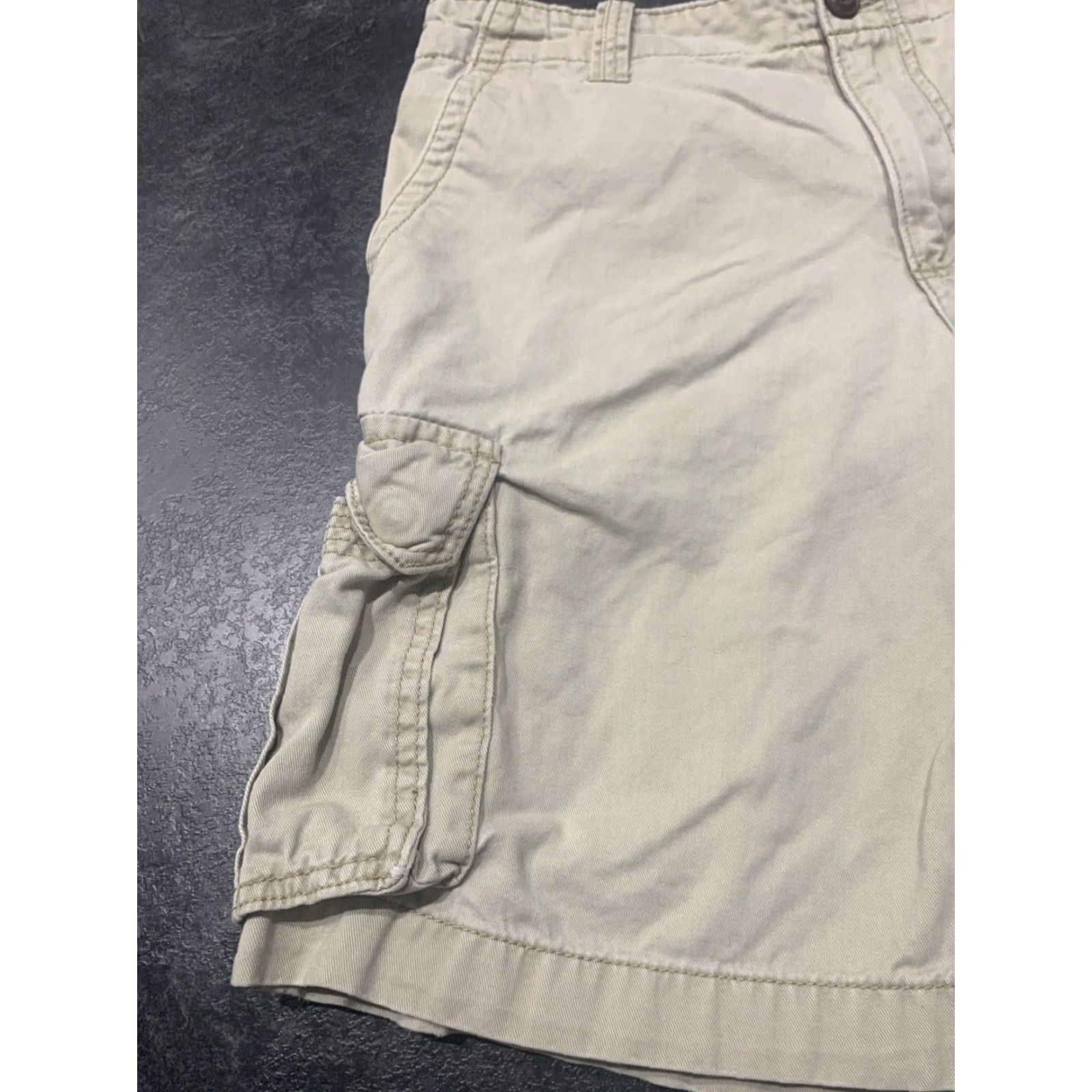 Vintage Aéropostale Cargo Shorts Men Size 32 Beige Cotton Utility Pocket Size US 32 / EU 48 - 5 Thumbnail