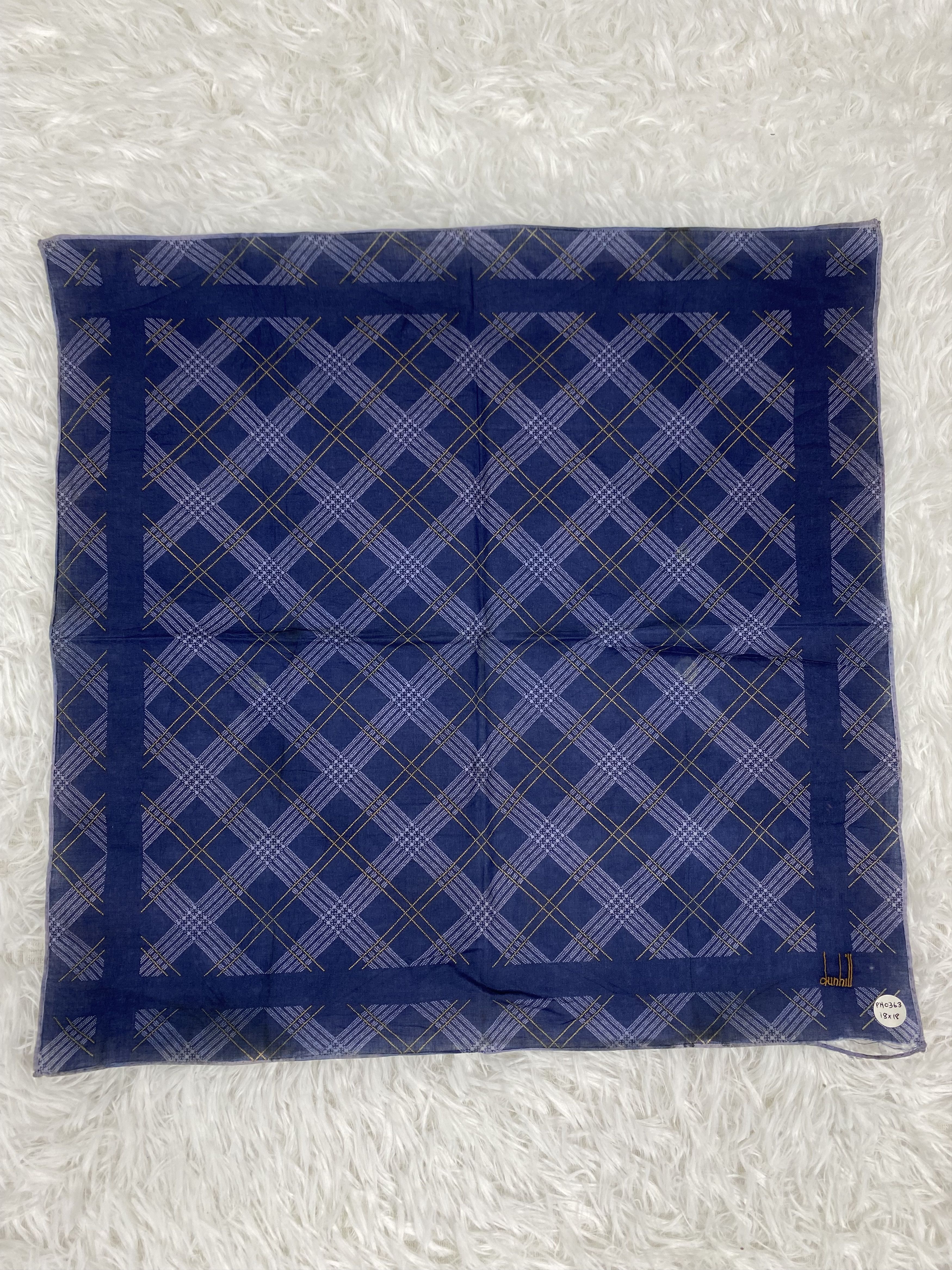 Alfred Dunhill Vintage Dunhill Handkerchief Neckerchief PH0363 Size ONE SIZE - 3 Thumbnail