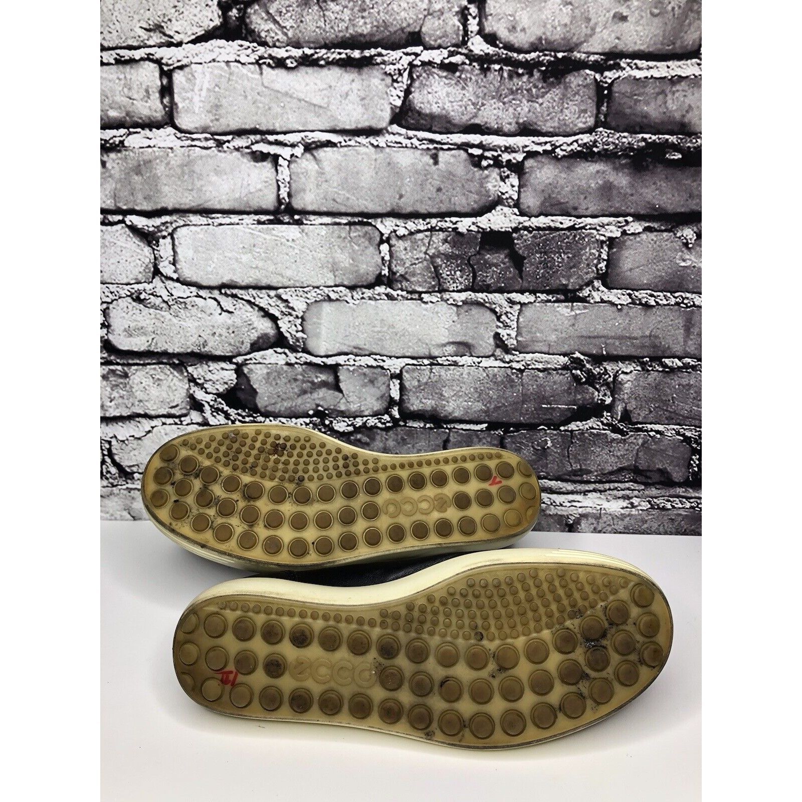 Ecco ECCO Soft 7 Black Leather Quilted Comfort Casual Sneakers Sh Size US 7.5 / IT 37.5 - 7 Thumbnail