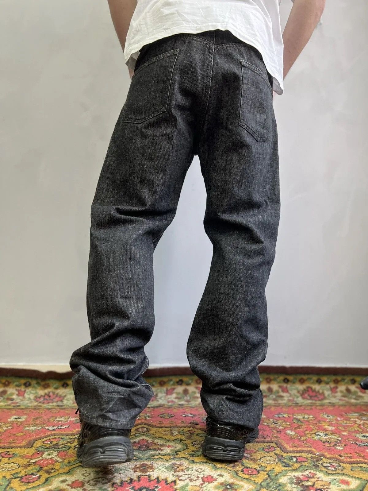 Retro Lacoste denim jeans pants chemise rare