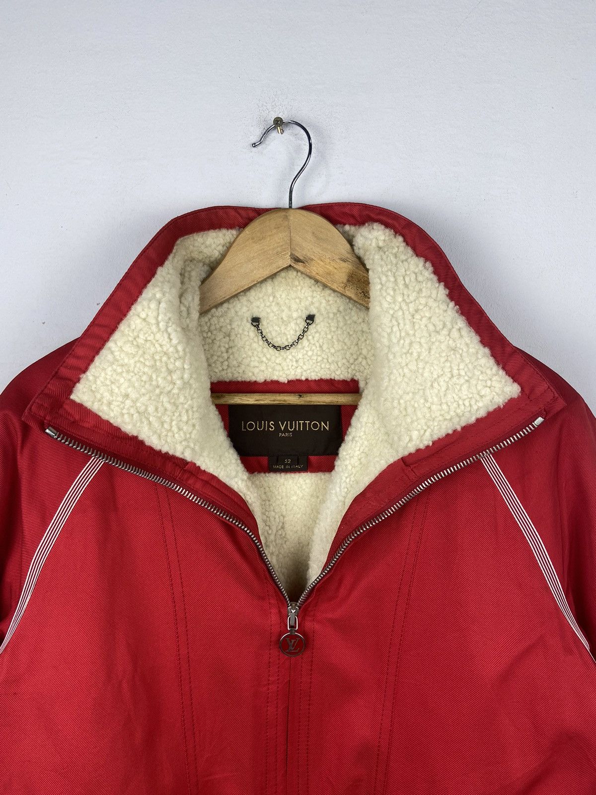 Louis Vuitton Sherpa Sheepskin Bomber Baseball Jacket Size US L / EU 52-54 / 3 - 2 Thumbnail